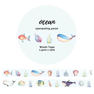 Washi Tape Ocean by Penpaling Paula