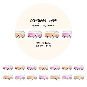 Washi Tape Camper Van by Penpaling Paula