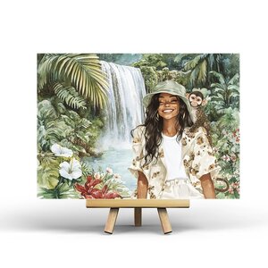 Waterfall - Postcard by Penpaling Paula