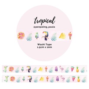Washi Tape Tropical by Penpaling Paula
