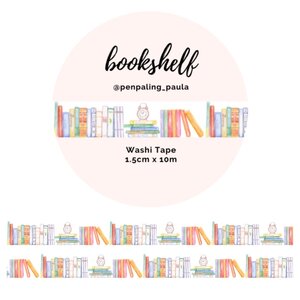 Washi Tape Bookshelf by Penpaling Paula