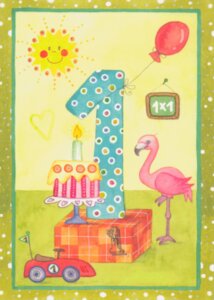 Postcard Inga Berkenstrater | 1 - Children's Birthday