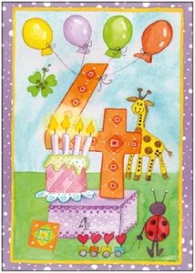 Postcard Inga Berkenstrater | 4 - Children's Birthday