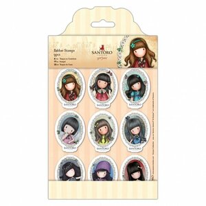 Santoro Gorjuss Frames Cling Rubber Stamps GOR709223