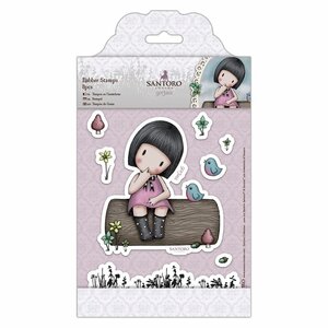 Gorjuss Rubber Stamps - Santoro - Bluebird's Proposal