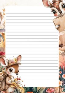 A5 Notepad by Fripperies | A note from the Forest