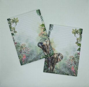 A5 Notepad Elephant - by StationeryParlor