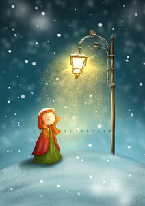 PRE ORDER: Postcard Ila Illustrations 175 - Night lantern