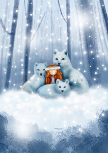 PRE ORDER: Postcard Ila Illustrations 136 - Ice Queen