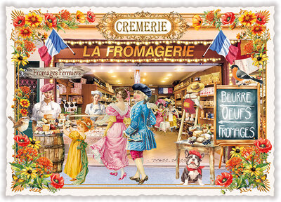 PK 1283 Tausendschön Postcard | Paris – Cremerie Fromagerie