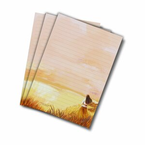 Door de velden A5 Notepad - by Esther Bennink