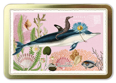 TS054 Tausendschön golden metal box - Aquarium