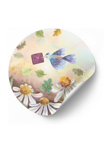 5x Sticker Postblaadjes by RomyIllustrations
