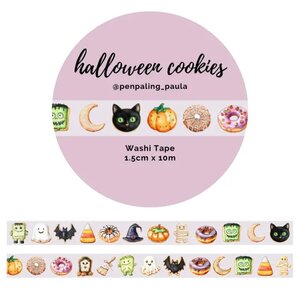 Washi Tape Halloween Cookies by Penpaling Paula
