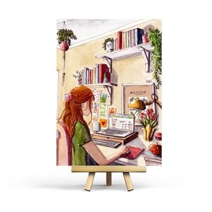 September - Postcard by Penpaling Paula