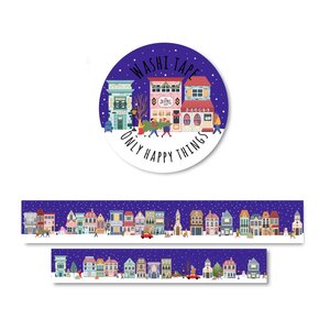 Washi Tape | Winter village (2cm) - Only Happy Things