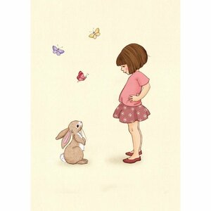 Postcard Belle and Boo | Boo and the Butterflies