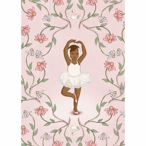 Postcard Belle and Boo | Ballerina Floral
