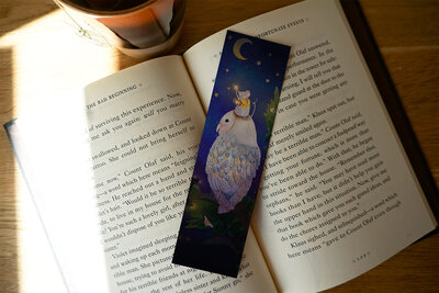 Bookmark Lotte Drouen - Muisje die sterren ophangt