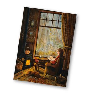 A6 Postcard from Esther Bennink - Regen cosiness
