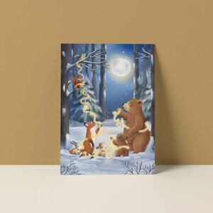 Postcard from Studio Poppybird - Samen licht brengen