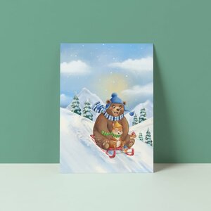 Postcard from Studio Poppybird - Vriendjes