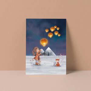 Postcard from Studio Poppybird - Stralende lichtjes