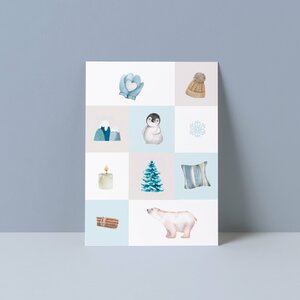 Postcard from Studio Poppybird - Seizoen Winter