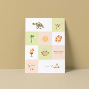 Postcard from Studio Poppybird - Seizoen Zomer