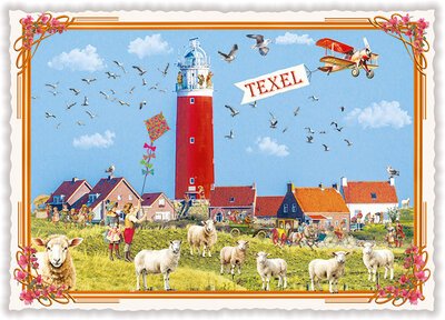 PK 1297 Tausendschön Postcard - The Netherlands – Texel