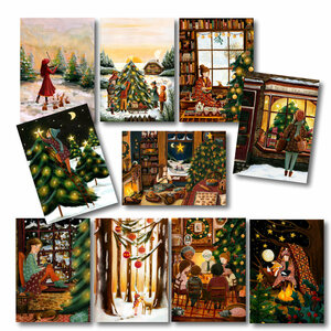Postcard SET from Esther Bennink - Christmas