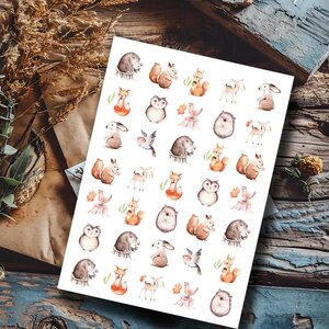 Stickersheet Forest Friends