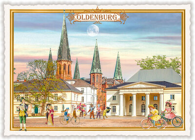 PK 1292 Tausendschön Postcard - Oldenburg, Lambertkirche