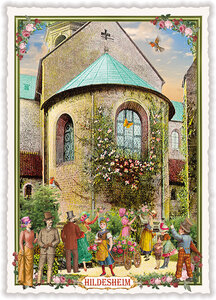 PK 1303 Tausendschön Postcard - Hildesheim, 1000-jähriger Rosenstock