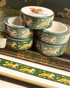 Running Fox Washi Tape - Iris Esther