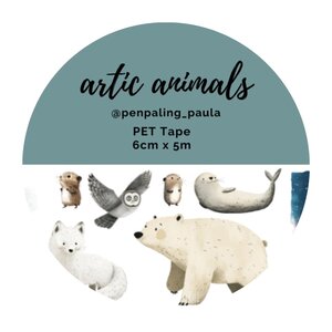 Arctic Animals - PRE-CUT PET-tape by Penpaling Paula