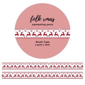 Washi Tape Folk Xmas by Penpaling Paula