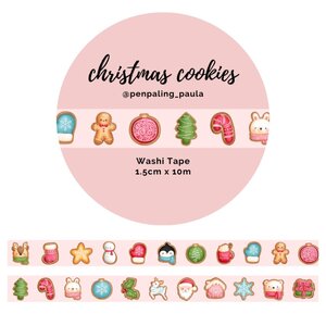 Washi Tape Christmas Cookies by Penpaling Paula