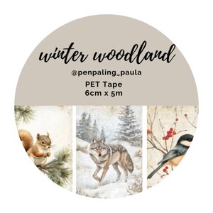 Winter Woodland - PRE-CUT PET-tape by Penpaling Paula