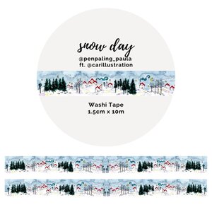 Washi Tape Snow Day by Penpaling Paula