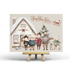 Postcard Christmas Day by Penpaling Paula