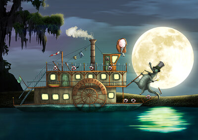 PRE ORDER: Postcard Ila Illustrations 201 - Mississippi