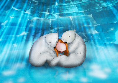 PRE ORDER: Postcard Ila Illustrations 220 - Hug