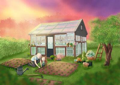 PRE ORDER: Postcard Ila Illustrations 234 - Paradiso segreto