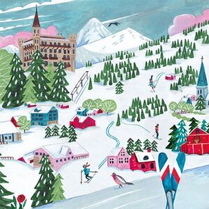 Caroline Bonne-Müller Postcard | Snowy Landscape