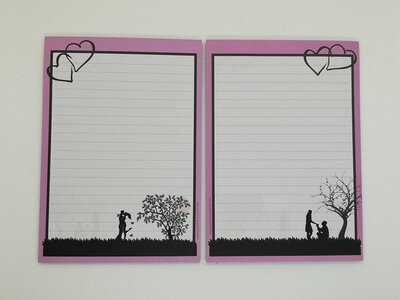 LAST ONES: A5 Notepad Love - by StationeryParlor