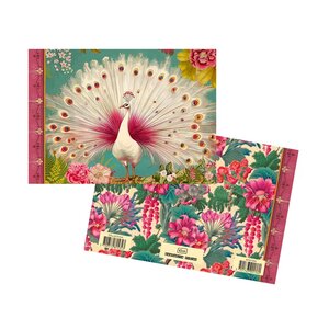 Mini Geïllustreerd notebook Gwenaëlle Trolez Créations - Peacock