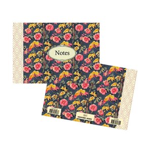 Mini Geïllustreerd notebook Gwenaëlle Trolez Créations - Tropical Roses