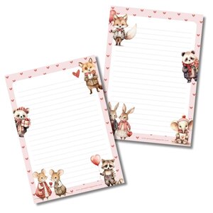 Illustrated Letter Pad Valentine's by Penpaling Paula