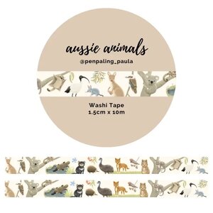 Washi Tape Aussie Animals by Penpaling Paula